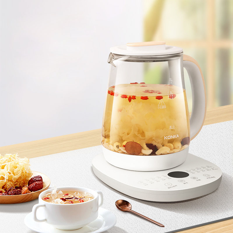 multifunctional glass health pot for boiling water