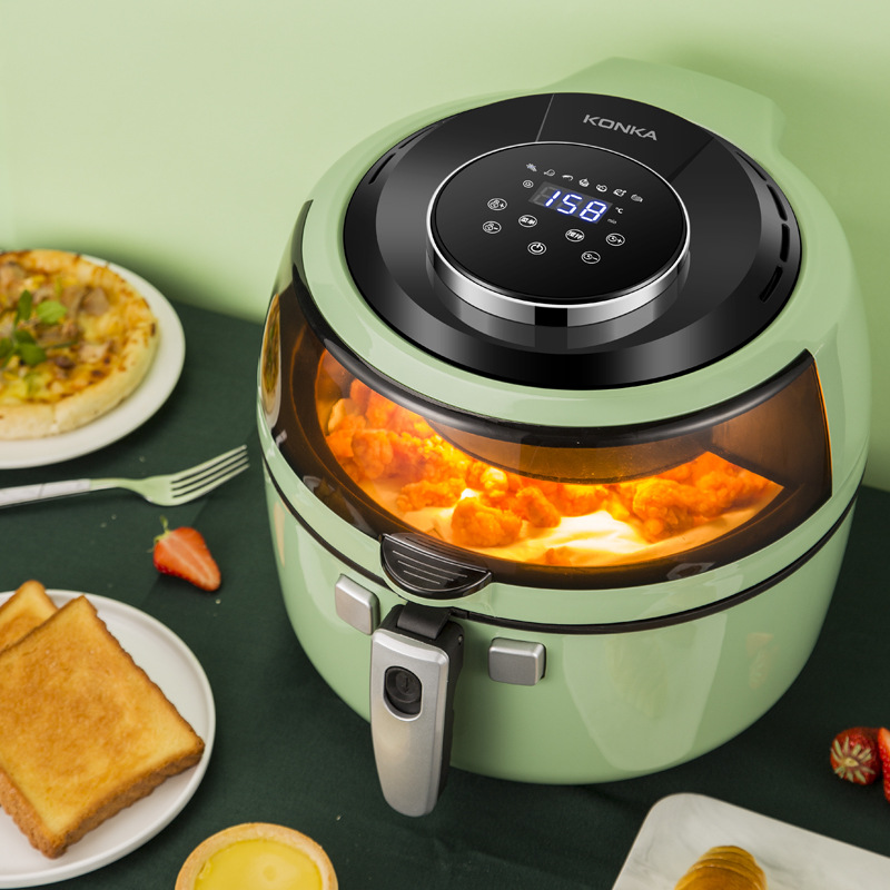 Electric fryer visible oven capacity