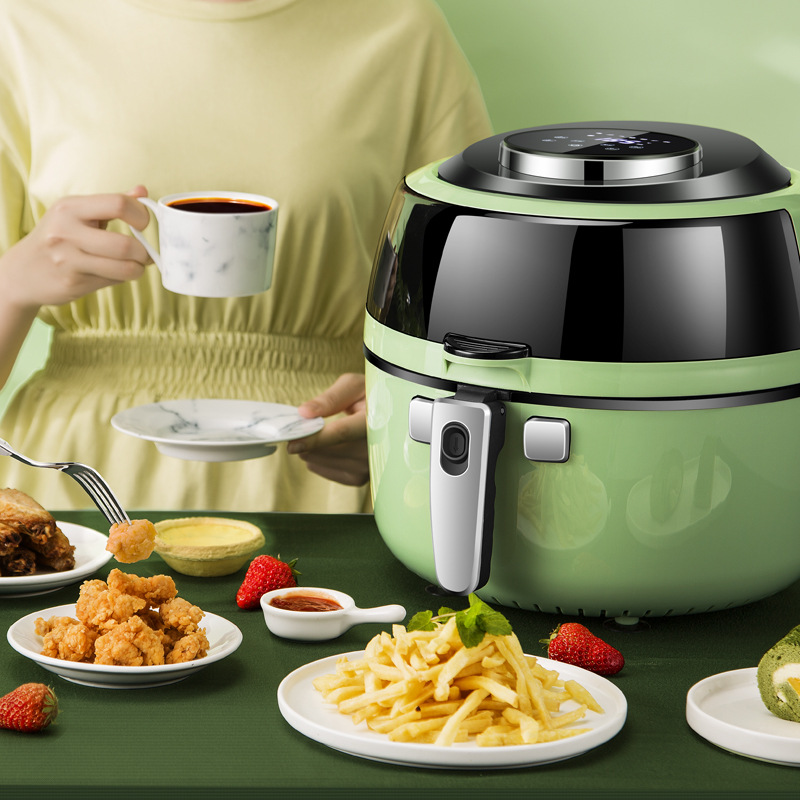 Electric fryer visible oven capacity