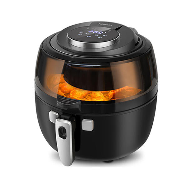 Electric fryer visible oven capacity