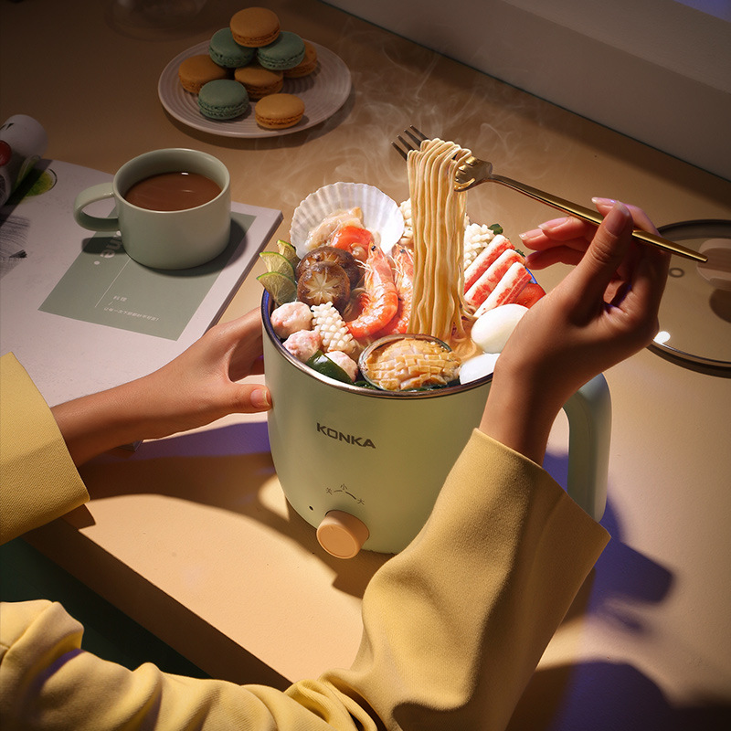 Multifunctional Household Electric Frying Pan Mini Electric Hot Pot