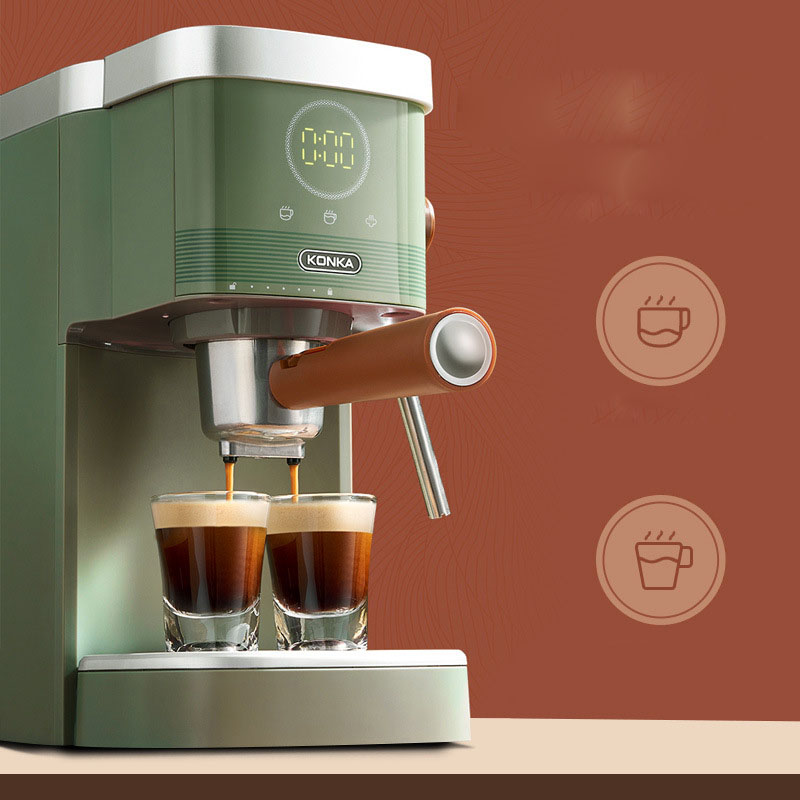 Semi-automatic pump pressure coffee machine