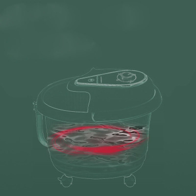 constant temperature foot tub heating