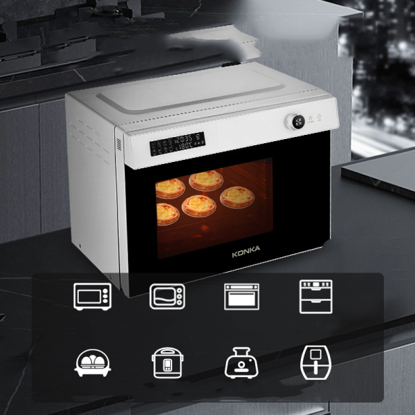 integrated steam oven